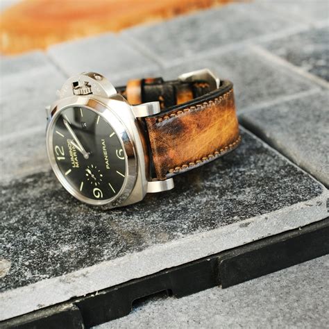 panerai style watch strap|best aftermarket panerai straps.